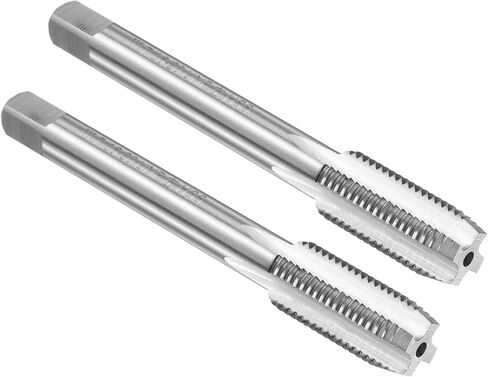 uxcell 2pcs Hand Bottom Tap 7/16"-20 UNF 2B Left Hand Thread Bottoming Style Threading Taps High Speed Steel HSS6542 Straight Flutes Screw Tapping Tool in Kuwait