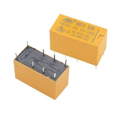 10 قطعة لفائف DPDT 8 دبوس 2NO 2NC مرحلات الطاقة الصغيرة PCB نوع هوي كه HK19F HK19F-DC5V-SHG HK19F-DC12V-SHG HK19F-DC24V-SHG (24 فولت) in Kuwait
