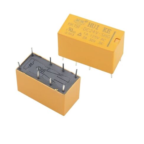 100 قطعة لفائف DPDT 8 دبوس 2NO 2NC مرحلات الطاقة الصغيرة PCB نوع هوي كه HK19F HK19F-DC5V-SHG HK19F-DC12V-SHG HK19F-DC24V-SHG(5V) in Kuwait