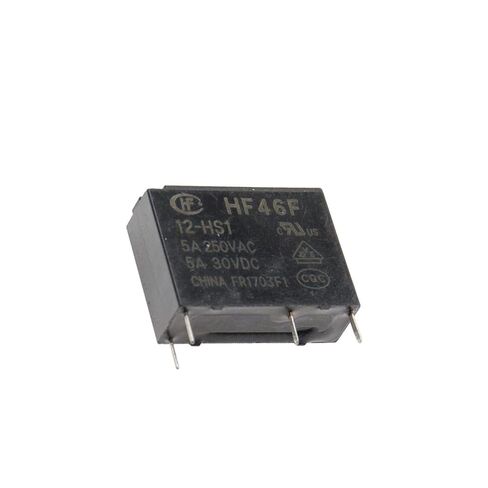 10 قطعة 5A 4Pin HF46F-5-HS1 HF46F-12-HS1 HF46F-24-HS1 مرحل الطاقة مفتوح عادة 5 12 24 VDC 250VAC(HF46F-5-HS1) in Kuwait