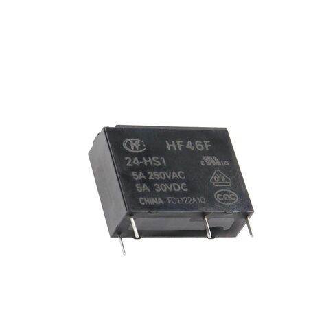 10 قطعة 5A 4Pin HF46F-5-HS1 HF46F-12-HS1 HF46F-24-HS1 مرحل الطاقة مفتوح عادة 5 12 24 VDC 250VAC(HF46F-5-HS1) in Kuwait