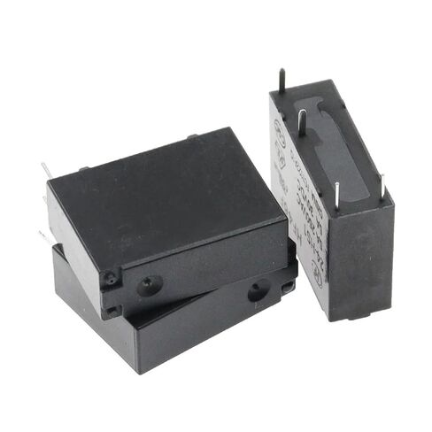 10 قطعة 5A 4Pin HF46F-5-HS1 HF46F-12-HS1 HF46F-24-HS1 مرحل الطاقة مفتوح عادة 5 12 24 VDC 250VAC(HF46F-5-HS1) in Kuwait