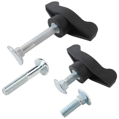 Replacement Wing Knob & T-Bolt Set – Hard Plastic & Galvanized Iron, Fits for Most Mower & Snow Blower Models by BLUE ELF in Saudi Arabia