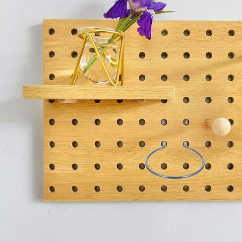 Ipetboom 20pcs الفولاذ المقاوم للصدأ Pegboard السنانير سلك مزدوج الثقيلة السنانير فائدة لأدوات التعليق والملحقات سهلة التركيب الوتد حلقات حامل الكأس لورشة العمل المرآب مكتب in Kuwait