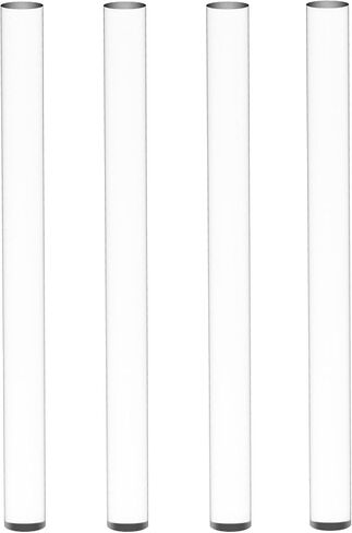 FixtureDisplays® 25mm (Nominal 1") Diameter X 30" Long Acrylic Rod Plexiglass Stick Clear Lucite Transparent Dowel Rods for DIY Crafts 10132-30"-4PK-NPF in Kuwait
