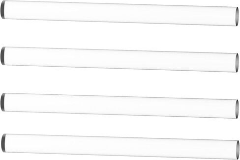 FixtureDisplays® 25mm (Nominal 1") Diameter X 30" Long Acrylic Rod Plexiglass Stick Clear Lucite Transparent Dowel Rods for DIY Crafts 10132-30"-4PK-NPF in Kuwait