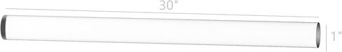 FixtureDisplays® 25mm (Nominal 1") Diameter X 30" Long Acrylic Rod Plexiglass Stick Clear Lucite Transparent Dowel Rods for DIY Crafts 10132-30"-4PK-NPF in Kuwait