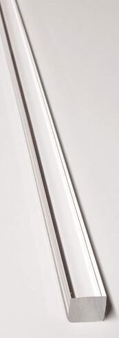 1 Pc 1/2" x 1/2" x 36" Long Square Clear Acrylic Plexiglass Plastic Rod - .50" - Approx 12.7mm Square in Saudi Arabia