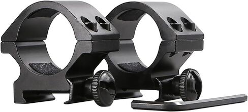 HIGOO® 1 بوصة / 25.4 مم حامل حلقي منخفض المستوى، حلقات بصرية بمصباح يدوي ليزر Riflescope مقاس 20 مم، تناسب سكة Picatinny Waver مقاس 20 مم in Kuwait