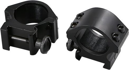 HIGOO® 1 بوصة / 25.4 مم حامل حلقي منخفض المستوى، حلقات بصرية بمصباح يدوي ليزر Riflescope مقاس 20 مم، تناسب سكة Picatinny Waver مقاس 20 مم in Kuwait