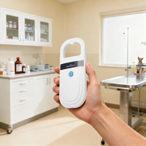 ماسح ضوئي دقيق للحيوانات الأليفة، قارئ معرف الحيوان العالمي، جهاز محمول RFID 134.2 كيلو هرتز، مسافة قراءة 0-5.9 بوصة، شاشة OLED، يعمل مع EMID FDX-B (ISO11784/85) لتحديد هوية الحيوانات الأليفة in Kuwait