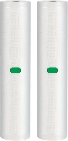 15 Inch Vacuum Sealer Bags, 2 Rolls 15" x 50' Extra Wide Commercial Grade Vacuum Seal bags for Food Storage, Heavy Duty BPA Free Puncture Resistant for Brisket, Sous Vide & Meal Prep in Kuwait