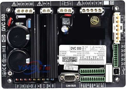 1 قطعة DVC550 لوحة منظم ضغط المولد AVR الجهد للتحكم الحالي في مجال المولد in Kuwait
