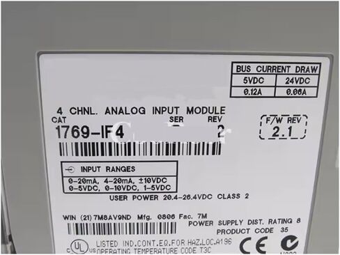 1 قطعة 1769 سلسلة وحدة الإدخال التناظرية 1769-IF4 1769-IF8 PLC وحدة تحكم منطقية قابلة للبرمجة in Kuwait