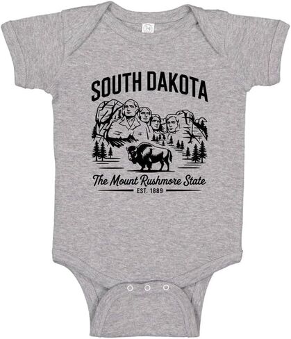 Mount Rushmore State South Dakota Baby Infant Bodysuit in Saudi Arabia