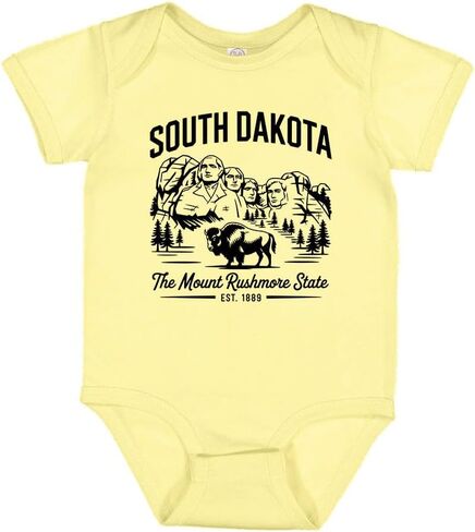 Mount Rushmore State South Dakota Baby Infant Bodysuit in Saudi Arabia