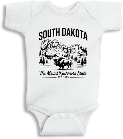 Mount Rushmore State South Dakota Baby Infant Bodysuit in Saudi Arabia