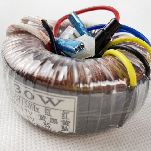1pc 30W 30VA Toroidal 220V 50Hz Input 17V-0-17V 9V Output Amplifier Audio X-5 Preamp in Saudi Arabia