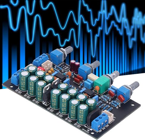 Tone Board Preamp Amplifier Parts with Magnification Switch, AC 12V - 18V, PCB Material - Fully Enclosed Potentiometer, Op Amp Socket Upgradeable, for Audio in Saudi Arabia