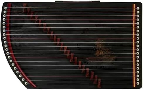 Mini Gu Zheng with Portable Handle, 21 Strings, Chinese Traditional Instrument for Professionals, Adults, Beginners, and Children(A) in Saudi Arabia