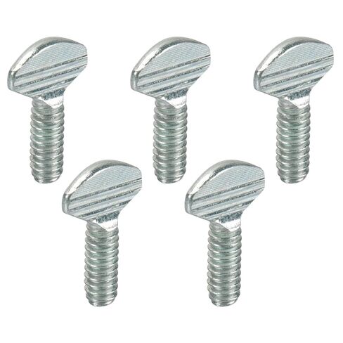 12-24 x 1/2" Thumb Screws Compatible with On Time Wildlife Feeder Parts, Carbon Steel Fully Threaded Galvanized Mounting Bracket Finger Screws, 5 Pack in Kuwait