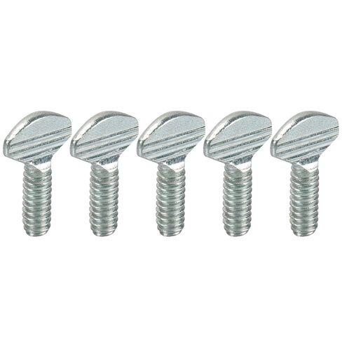 12-24 x 1/2" Thumb Screws Compatible with On Time Wildlife Feeder Parts, Carbon Steel Fully Threaded Galvanized Mounting Bracket Finger Screws, 5 Pack in Kuwait