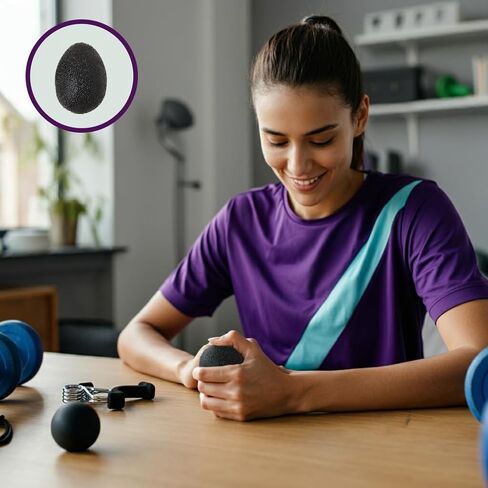 مجموعة تقوية قبضة اليد - مدرب قبضة قابل للتعديل مع ممتد للأصابع، حلقة تمرين وكرة تدليك لتقوية الساعد والمعصم واليد in Kuwait