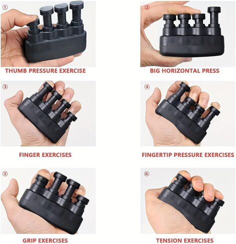 Finger Strength Trainer Adjustable Resistance Ergonomic Compact Design for Musicians Climbers and Daily Hand Exercise in Kuwait