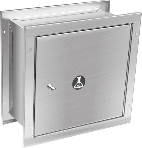 Pass Through Specimen Cabinet, Stainless Steel Specimen Pass-Through Box with Dual Sided Access Doors & Removable Tray, 13.2" W x 12.7" H x 6" D, for Lab in Saudi Arabia