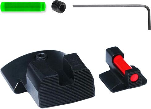 TAG PRECISION Tactical Gun Sights Compatible with Novak 1911 Government 10mm Auto/.45 ACP | CNC-Machined Steel Nitride Coated Front & Rear Handgun Sights in Kuwait
