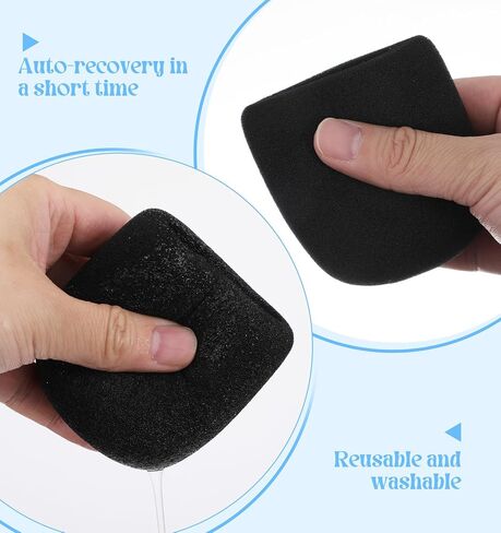 5 Pcs Mic Foam Cover, Microphone Windscreen Pop Black Filter Covers Accessories for Most Standard Handheld in Kuwait