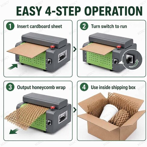 Wasted Cardboard Slitting Mesh Strip Cutters, Waste Carton Box Cutting Corrugated Pad Expanding Cutting Machine, 325 Mm Honeycomb Packing Paper Maker for Eco Cushion Wrap and Express Packaging in Kuwait