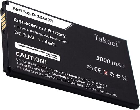 Replacement Battery for ADT Command Secondary Color Touchscreen Keypad,fits P-504478 in Kuwait