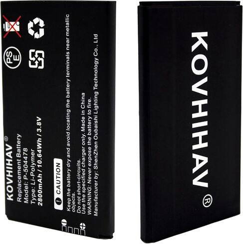 Replacement Battery for ADT Command Secondary Color Touchscreen Keypad,fits P-504478 in Kuwait