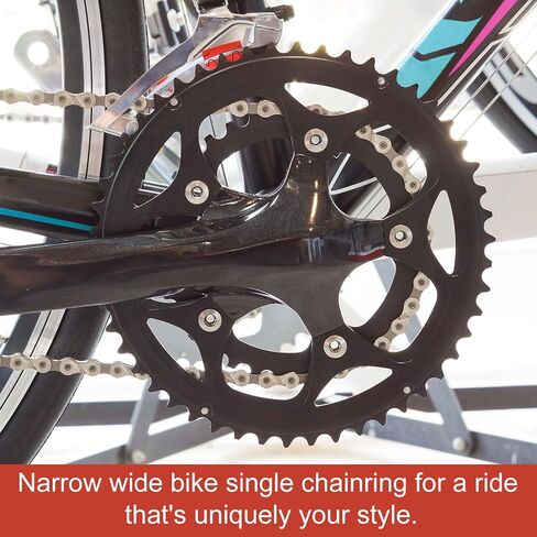 HARFINGTON 110BCD Bike Chainring 35T 9/10/11/12 Speed 152mm Diameter Round Aluminum Narrow Wide Tooth Bike Chainwheel with Screws for MTB Road Bike, Black in Saudi Arabia