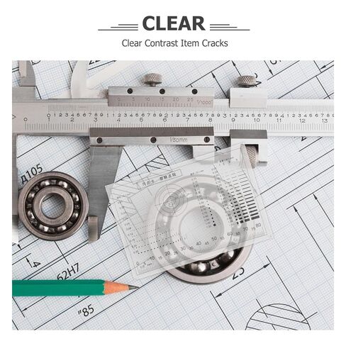 CALLARON Card Centering Grading Tool Crack Width Gauge Multi-Functional Measuring Ruler for Flaw Detection and Woodworking Inspection in Kuwait