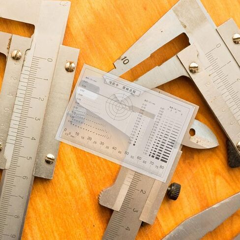 CALLARON Card Centering Grading Tool Crack Width Gauge Multi-Functional Measuring Ruler for Flaw Detection and Woodworking Inspection in Kuwait