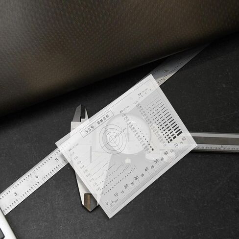 CALLARON Card Centering Grading Tool Crack Width Gauge Multi-Functional Measuring Ruler for Flaw Detection and Woodworking Inspection in Kuwait