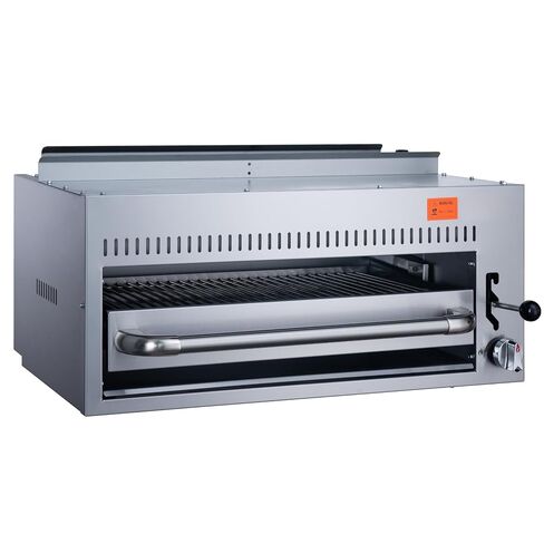 FSE 373-DCSB36 Gas Salamander Broiler, 36" Stainless Steel, 35,000 BTU Infrared Burner, Natural Gas/LP Convertible, Wall/Range Mount, Adjustable Rack, Commercial Kitchen Use in Kuwait