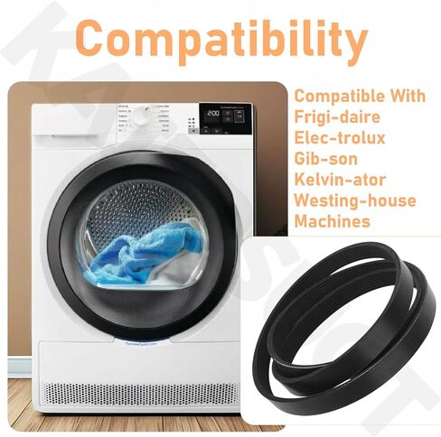 134616701 استبدال حزام المحرك لغسالة Frigi-daire، يستبدل PS12364058 AP6329610 4838833 in Kuwait