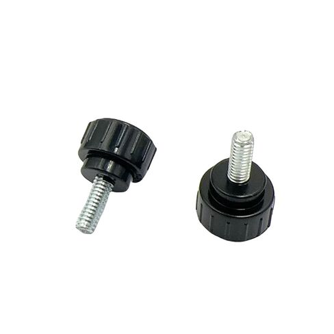 40Pcs M4 x 10 mm Threaded Knurled Thumbscrew, Monitor Screws Vesa Mount Screws Carbon Steel Clamping Knobs Grip Thumb Screw Mounting Thumb Screw in Kuwait