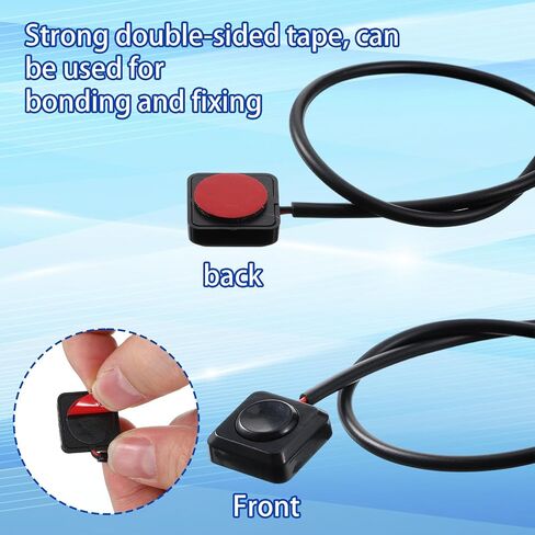 4 Pcs Momentary Push Button Switch 12v 24v Surface Mount Momentary Switch Mini ON/Off Horn Buttons Switches for Car Horn, Industrial Control, Electronic Experiments in Kuwait