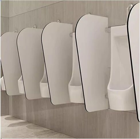 Toilet Partition Board Waterproof Toilet Partition Wall-Mounted Men's Toilet Baffle Partition Wall Public Toilet Partition Urinal Privacy Screen in Kuwait