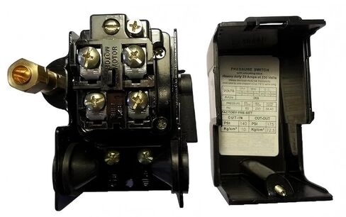 Pressure Switch - 25AMP 140-175 PSI 1/4" FNPT Connection Single Port - for Air Compressors Part Replacement - Compressors Pressure Switch Replacement in Kuwait