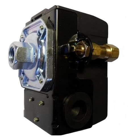 Pressure Switch - 25AMP 140-175 PSI 1/4" FNPT Connection Single Port - for Air Compressors Part Replacement - Compressors Pressure Switch Replacement in Kuwait