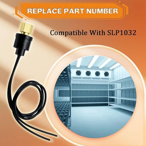 Low Pressure Switch Fit for Most HVAC Freezer Cold Storage Systems Replace for SLP1032 Open 10 PSI Close 32 PSI in Kuwait