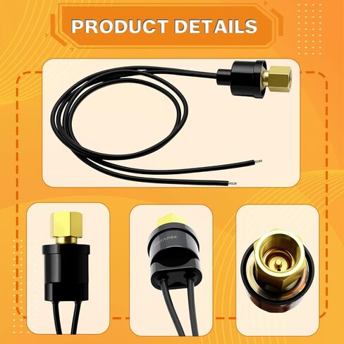 Low Pressure Switch Fit for Most HVAC Freezer Cold Storage Systems Replace for SLP1032 Open 10 PSI Close 32 PSI in Kuwait