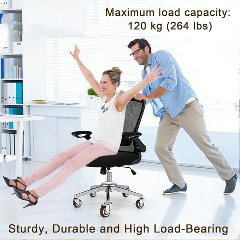 2" Office Chair Casters, 5-Pack, 10x15mm Threaded Stem, 264 lbs Capacity | Heavy Duty Rubber Wheels; Silent Swivel Casters; Furniture Replacement for Office Chairs, Carts, Workbenches, Industrial in Kuwait
