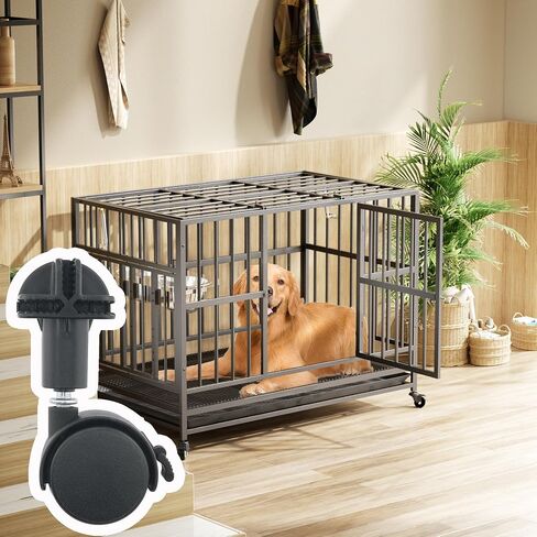 360 Degree Black Caster Wheels 4 Pcs Cat Cage Casters Spinner Wheels Smooth Plastic Rolling Wheel Replacement Silent Casters Swivel for Pet Cages, Suitcase, Luggage, Shopping Carts & Furniture in Kuwait