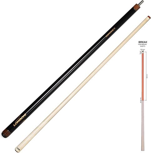 Longoni Hurricane 2 Pool Billiard Break Cue Maple Shaft No Wrap in Kuwait